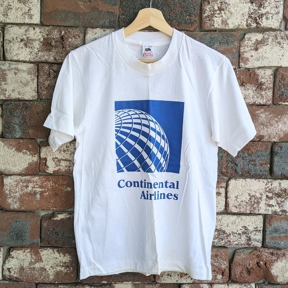 continental airlines tshirt